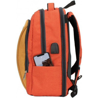 Рюкзак шкільний Cool For School 44x32x20 см 28 л Помаранчево-рудий (CF86588-07)