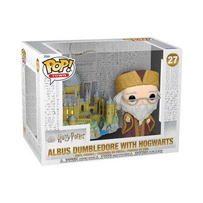 Фігурка Funko Pop серії Гаррі Поттер - Town - Дамблдор з Гоґвортсом (57369)