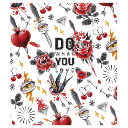 Зошит Школярик Do what you love 48 аркушів лінія (048-3311L)