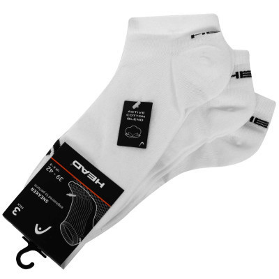 Шкарпетки Head Sneaker 3P Unisex 761010001-300 3 пари Білий 35-38 (8718824272375)