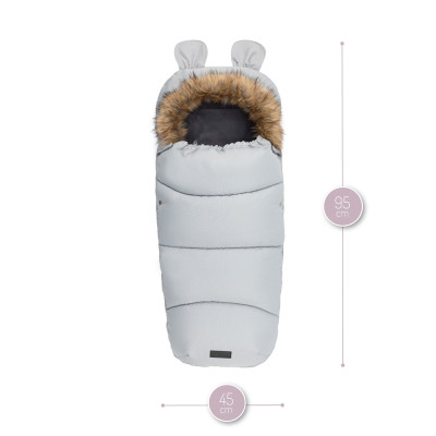 Зимовий конверт MoMi Sleeping bag gray (AKCE00034)