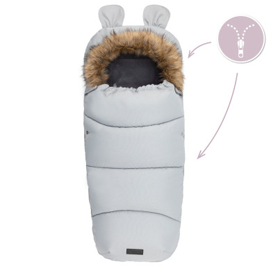 Зимовий конверт MoMi Sleeping bag gray (AKCE00034)