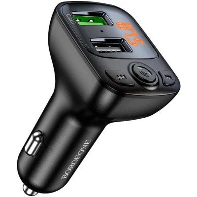 FM модулятор BOROFONE BC41, Black, Box
