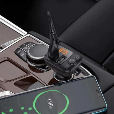 FM модулятор BOROFONE BC41, Black, Box