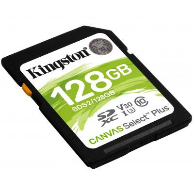Карта пам&#039;яті Kingston 128GB SDXC class 10 UHS-I U3 Canvas Select Plus (SDS2/128GB)