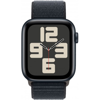 Смарт-годинник Apple Watch SE 2023 GPS 44mm Midnight Aluminium Case with Midnight Sport Loop (MREA3QP/A)