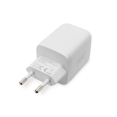 Зарядний пристрій Digitus 2xUSB-C PD65W GaN (DA-10063)