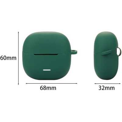 Чохол для навушників BeCover Silicon для Xiaomi Redmi Buds 6 Lite Dark Green (713234)