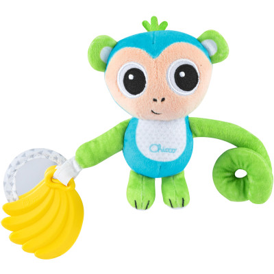 Іграшка на коляску Chicco Мавпа брязкальце м&#039;яка (8058664164875) (11568.00)
