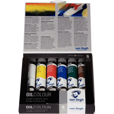 Олійні фарби Royal Talens Van Gogh Starter set 6 кольорів 20 мл (8712079231392)