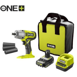 Гайковерт Ryobi ONE+ ударний RIW18-1C20SA3, 18V, 2Ah, 2600об/хв. 800Нм, 1/2&quot; 3 шв, сумка (5133005664)