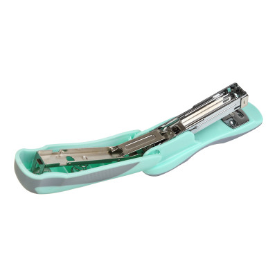 Степлер Buromax пластиковий PASTEL, 20 аркушів, (скоби №24, 26), 111 х 62 х 32 мм, м&#039;ятний (BM.4215-38)