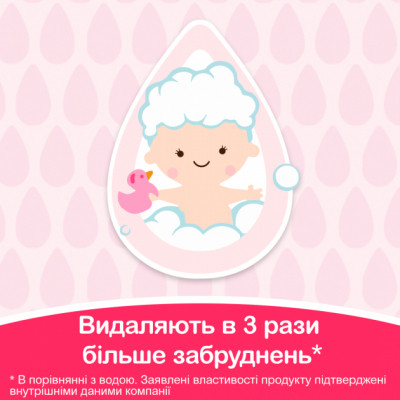 Дитячі вологі серветки Johnson’s baby Лагідна турбота 72 шт (3574661421810)