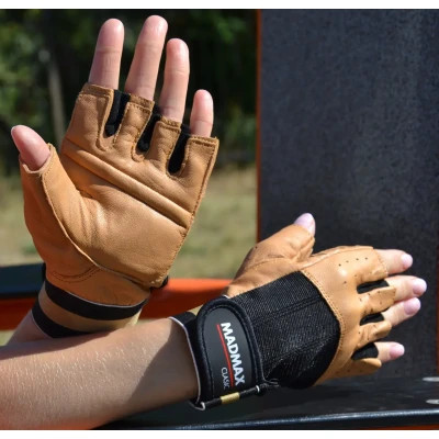 Рукавички для фітнесу MadMax MFG-248 Clasic Brown XXL (MFG-248-Brown_XXL)