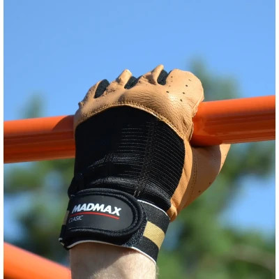 Рукавички для фітнесу MadMax MFG-248 Clasic Brown XXL (MFG-248-Brown_XXL)