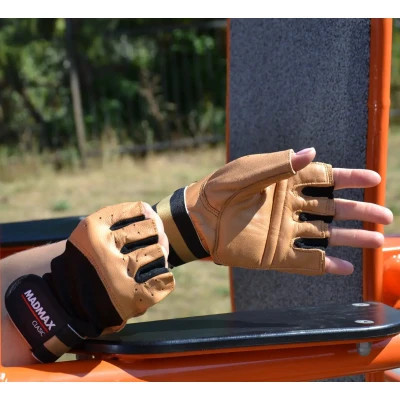 Рукавички для фітнесу MadMax MFG-248 Clasic Brown XXL (MFG-248-Brown_XXL)