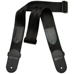 Ремінь для гітари DiMarzio John Petrucci Nylon With Leather Ends (DD3100JPBKRD)