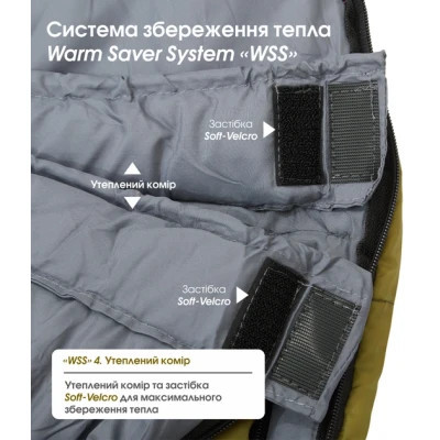 Спальный мешок Mousson RINGO L Olive (10162)