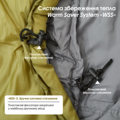 Спальный мешок Mousson RINGO L Olive (10162)