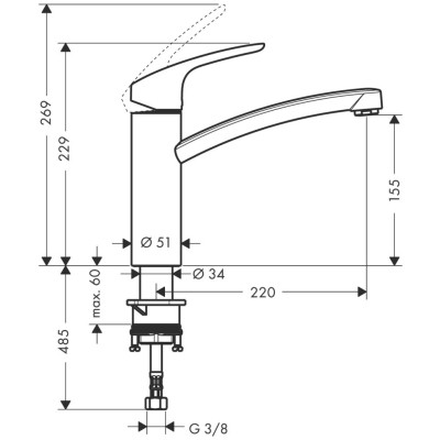 Змішувач Hansgrohe 31806800