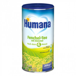 Дитячий чай Humana з фенхелем та кмином 200 г (4031244730978)