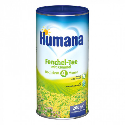 Дитячий чай Humana з фенхелем та кмином 200 г (4031244730978)