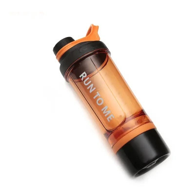 Шейкер спортивний Casno 600 мл KXN-1199 з вінчиком Помаранчевий (KXN-1199_Orange)