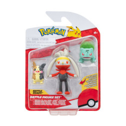 Фігурка Pokemon набір W18 - Морпеко, Бульбазавр, Рабут (PKW3055)
