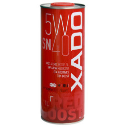 Моторна олива Xado Atomic Oil 5W-40 SN RED BOOST 1л (ХА 26169)