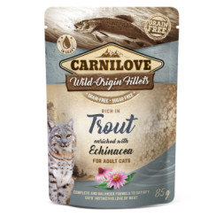 Вологий корм для кішок Carnilove форель та ехінацея (8595602537570)