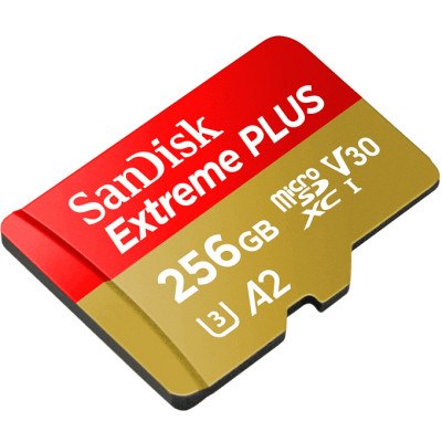 Карта пам&#039;яті SanDisk 256GB microSD class 10 V30 Extreme PLUS (SDSQXBD-256G-GN6MA)