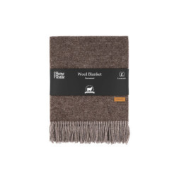 Плед Ardesto Leonardo Doubleface 100% вовна 140x200 см тауп-шоколад (ART0404LD)