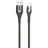 Дата кабель USB 2.0 AM to Lightning 1.0m 2A zinc alloy black XO (NB138-L-1-BK)