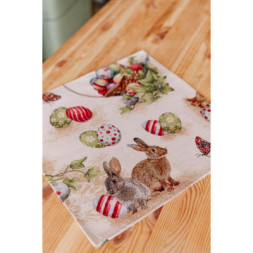 Серветка на стіл Прованс Великодня гобеленова Веснянка 40х40 см (034343)