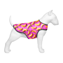 Курточка для тварин WAUDOG Clothes Банани на рожевому M (504-4055)