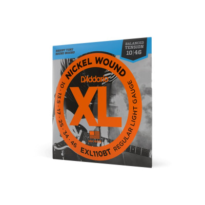 Струни для гітари D&#039;Addario XL Nickel Wound Regular Light Balanced Tension (10-46) (EXL110BT)