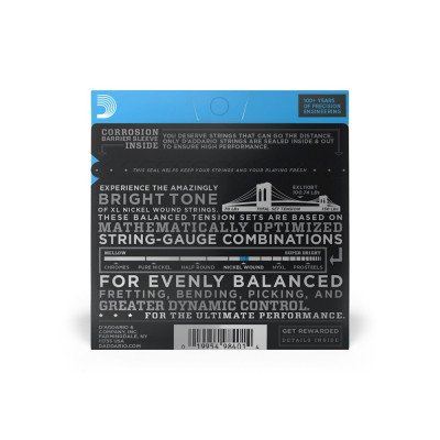 Струни для гітари D&#039;Addario XL Nickel Wound Regular Light Balanced Tension (10-46) (EXL110BT)