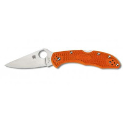 Ніж Spyderco Delica 4 Flat Ground Orange (C11FPOR)