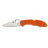 Ніж Spyderco Delica 4 Flat Ground Orange (C11FPOR)