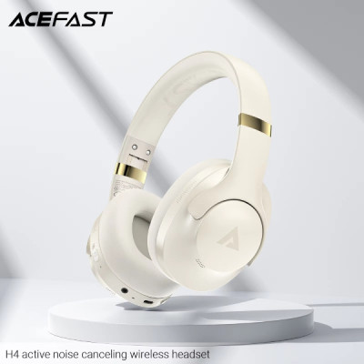 Навушники Acefast H4 ANC Bluetooth Beige (6974316283522)