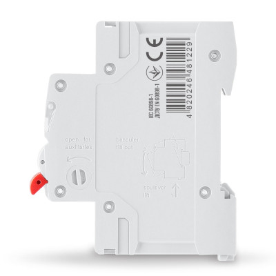 Автоматичний вимикач Videx RS4 RESIST 2п 25А С 4,5кА (VF-RS4-AV2C25)