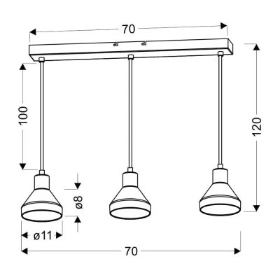 Люстра Candellux GREGORY (33-79008)