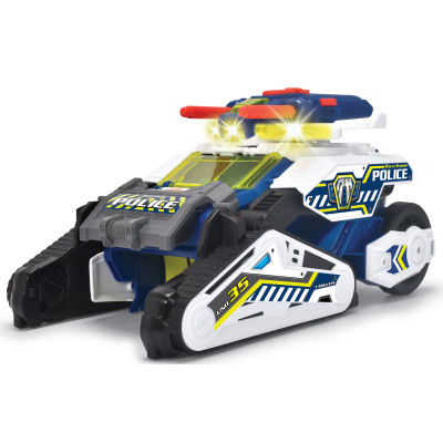 Ігровий набір Dickie Toys Гібрид-рятівник Поліцейський бот зі звуковими та світловими ефектами 27 см (3794001)