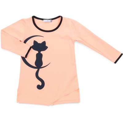 Піжама дитяча Matilda з котиком (13230-2-128G-peach)