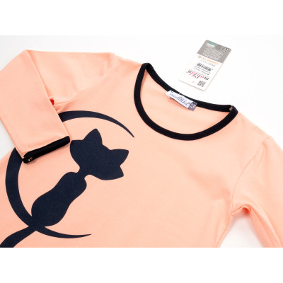 Піжама дитяча Matilda з котиком (13230-2-128G-peach)