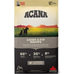 Сухий корм для собак ACANA Light&amp;Fit Recipe 11.4 кг (0064992512118)