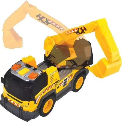 Спецтехніка Dickie Toys Функціональне авто Екскаватор зі звук. та світл. ефект., 30 см (3306026)
