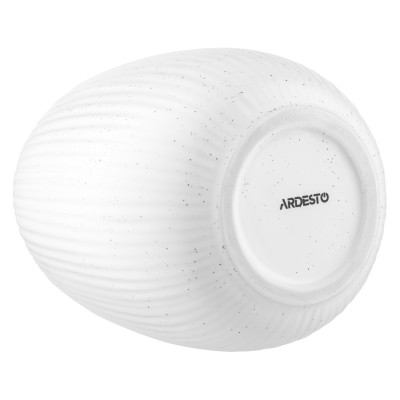 Ваза Ardesto Apulia, 13.2х17.9см, порцеляна, білий (AR3812W)