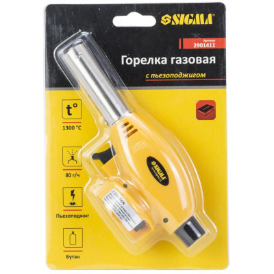 Газовий паяльник Sigma стандарт з п&#039;єзопідпалом (2901411)