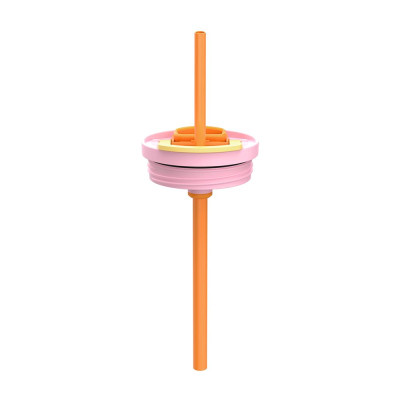 Термокружка Kambukka Rio Pink Papaya 950 мл Коралова з жовтим (11-08002)